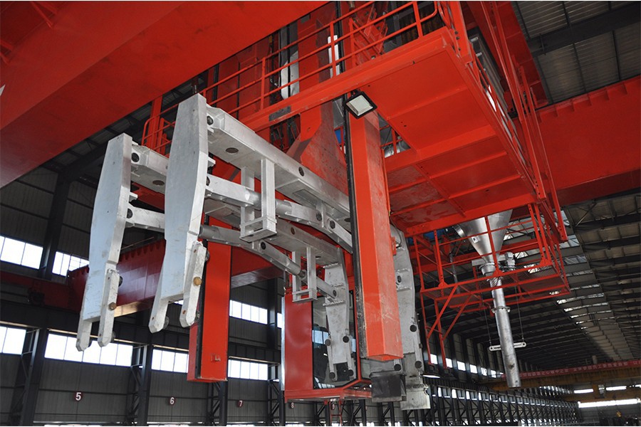 The Anode Carbon Roasting Overhead Crane